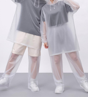 Ensemble imperméable jetable pour adultes, pantalon de pluie long de randonnée, couvre-chaussures imperméables de style séparé