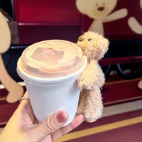 Peluche Ourson Miniature Mignon de Haute Qualité MARZO pour Décoration de Tasses à Café, Pailles et Vêtements