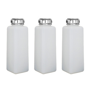 Botella de alcohol de 500 ml de plástico con botón pulsador para almacenamiento de solución limpiadora de PCB, resina y solvente. - Product Image 1
