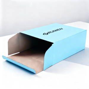 Boîte en carton ondulé à double ouverture, boîte alimentaire personnalisée écologique en papier, boîte d'emballage pour racine de lotus personnalisée - Product Image 3