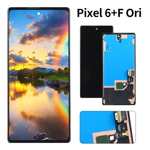 Original LCD Screen for Google Pixel 1 2 3 4 5 6 7 8 9 Pro XL Touch Screen Is Suitable for 3a Xl 4a 6a 7a 8a Screen with Frame