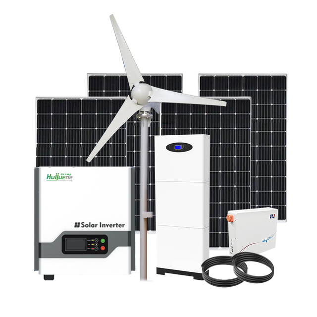 Renewable Energy Solar and Wind Turbine Hybrid System for Home Use Wind Power Companies Offered