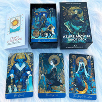 Impression de cartes de tarot OEM personnalisées, imprimées en offset sur carton avec finition vernie pour jeux de société