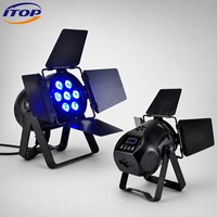 Projecteur LED Par 12W DMX512 TP-P0712S RGBW pour spectacles en direct, tournées et événements