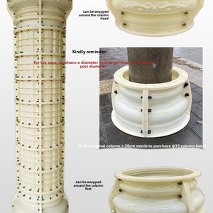 Molde para Base y Capitel de Columna <span class=keywords><strong>Romana</strong></span>, Circular, de PP y ABS de Grado <span class=keywords><strong>Ingeniería</strong></span>, para Decoración de Villas - Product Image 2