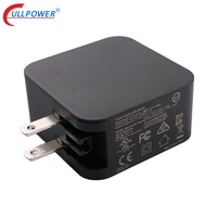 Cargador PD de 30W 5V 3A 9V 3A 12V 2A 15V 2A 20V 1.5A con enchufes de CA intercambiables (AU, EU, UK, US) Certificación RoHS Nivel VI