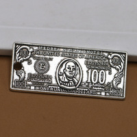 Pendentifs Bijoux Accessoires Trouver US 100 Dollars Forme DIY Faire Antique Argent Zinc Alliage Charme