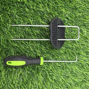 Clous en U galvanisés pour l'extérieur, fixations de jardin pour la stabilité du <span class=keywords><strong>gazon</strong></span> <span class=keywords><strong>synthétique</strong></span>, clous en U pour clôture en fil métallique - Product Image 4