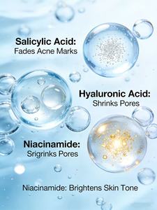 Sérum à l'<span class=keywords><strong>acide</strong></span> <span class=keywords><strong>salicylique</strong></span> anti-imperfections pour le visage, essence pour peaux à tendance acnéique, éclaircissant post-acné - Product Image 2