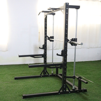 Machine Smith en acier avec logo personnalisé, demi-rack pour entraînement complet du corps, équipement de musculation pour usage universel