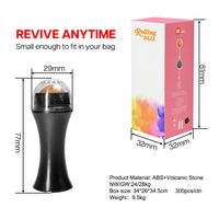 Rouleau absorbant d'huile volcanique de format voyage, outil réutilisable pour le contrôle de l'huile du visage pour le maquillage quotidien