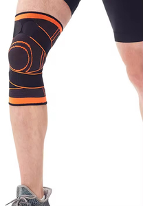 Genouillère de sport KaraQoton HC-2500 avec sangle de compression, soutien respirant et antidérapant pour la course, le cyclisme, le tennis et le football - Product Image 6