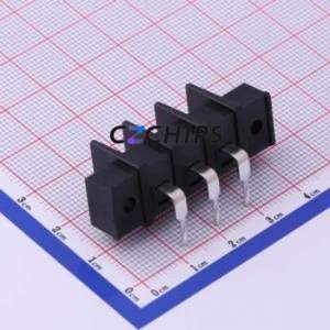 KF35RM-8.25-3P Barrier Terminal Block Bent Lead Through Hole,P=8.25mm Connector Two Sides 8.25mm 1x3P Right Angle Pin - Product Image 2