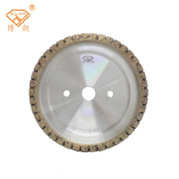 Roue diamantée segmentée extérieure 175*12*10 pour machine à rectifier le verre à double bord droit