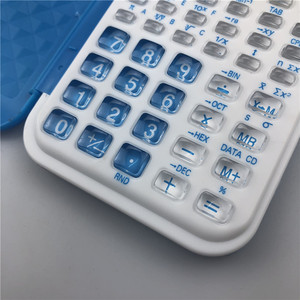 Kadio Scientific Calculator KD-105C 10 Digit 56 Functions Battery Powered White - Product Image 3