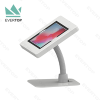LST04-C 7.9-13 pouces Personnalisable Col De Cygne Flexible pour iPad Tablette De Sécurité Support de Table De Bureau Support de Tablette Kiosque