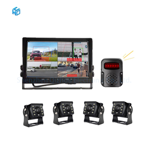 10.1 Inch IPS Split Screen Bus <strong>Camera</strong> 1080P Night Vision Reverse 4 Channel Pedestrian/Vehicle Detection AI Blind Spot Monitor - Product Image 1