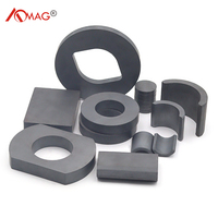 Tige magnétique en ferrite 6*4*1 ''150*100*25.4mm 9.5x6x3.5mm C8 Y35 Céramique Ferrite Aimant barre Anneau Bloc Disque Arc