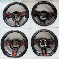 Volant sport en cuir pleine fleur GZYLC pour Porsche CARRERA GT 991 911 992 Porsche Cayenne Coupé Personnalisé