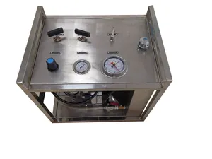 Modelo USUN de bajo costo: unidad de bomba de prueba de presión hidráulica de aire de bomba dual WSAH con registrador de gráficos para la industria petrolera