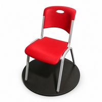 Chaise de loisirs contemporaine en polypropylène de qualité professionnelle, empilable et inodore, idéale pour appartements, clubs, bibliothèques et fêtes au bord de la piscine