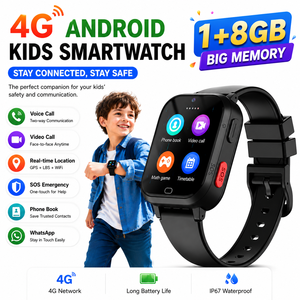 Montre connectée GPS pour enfants OEM Android 4G, <span class=keywords><strong>appel</strong></span> vidéo, étanche IP67, SOS, zone sécurisée, anti-perte, pour enfants - Product Image 1