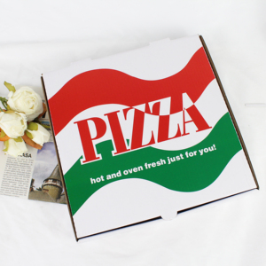 Wholesale Food Grade Corrugated pizza box Customized Printing&Logo High Quality Disposable takeaway pizza packing box