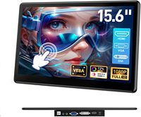 Monitor Táctil FHD de 15.6 Pulgadas con Pantalla IPS, Resolución 1920x1080, Frecuencia de Actualización de 60 Hz, Interfaz Tipo C