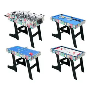 Mesa de juegos múltiple plegable 5 en 1, juego de arcade con futbolín, <span class=keywords><strong>ping</strong></span> <span class=keywords><strong>pong</strong></span>, billar, juego de bolos y tejo - Product Image 1