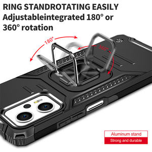Para Redmi NOTE8 PRO Kickstand Phone Case para Xiaomi Note10 Anti-Shock Armor Magnetic Ring Phone Case para <span class=keywords><strong>Xiaomi12</strong></span> C - Product Image 5