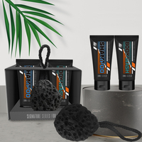 Marque privée Olivee Ensemble de soins personnels de beauté 3 en 1 à base de plantes naturelles biologiques personnalisé pour hommes Shampooing Gel nettoyant pour le corps Savon Parfum personnalisé