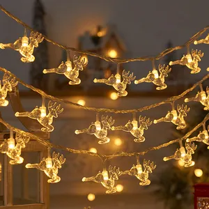 أضواء لعيد الميلاد Howlighting سلسلة أضواء لكريمساس شجر الكريسماس ندفة ثلجية