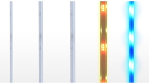 Ecojas 3D LED <span class=keywords><strong>Cube</strong></span> chiếu sáng cho biệt thự sảnh khách sạn trung tâm mua sắm tùy chỉnh sợi quang đèn - Product Image 5