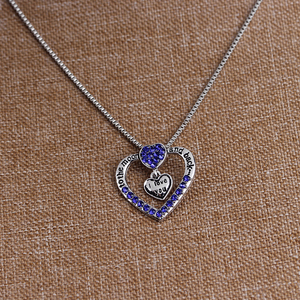 Collana con Ciondolo ZRM 'I Love You to the Moon' in Lega di Zinco con Cristallo e Catena a Serpente per Donne e Coppie, Ideale per Anniversari - Product Image 4