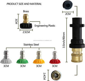 <span class=keywords><strong>Accessori</strong></span> per <span class=keywords><strong>Idropulitrice</strong></span> con Connessione Rapida 1/4 Modificata per K - Product Image 6