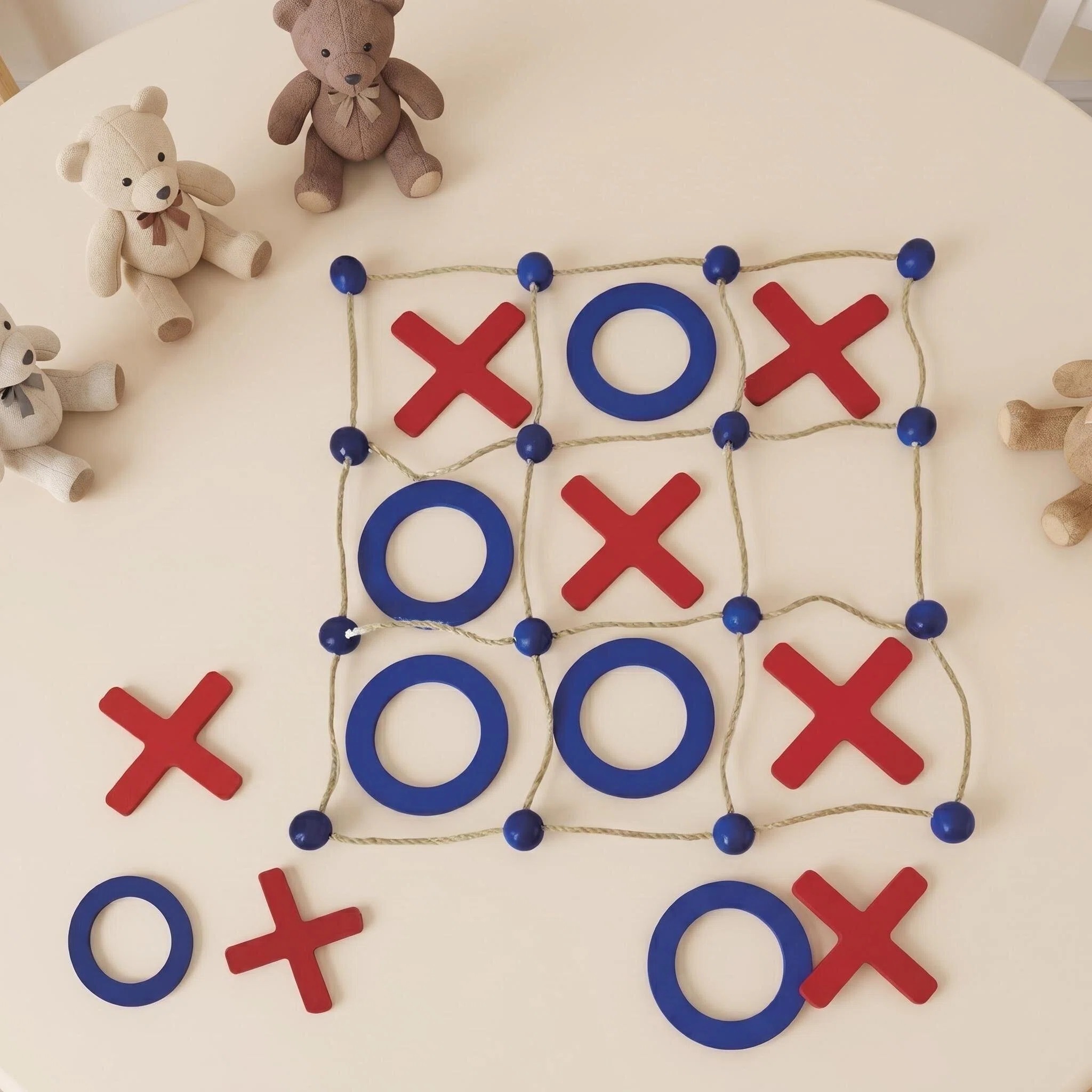 Tic-Tac-Toe en bois