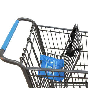 Carrito de Supermercado con Asiento para Bebé y Superficie Metálica, con Logotipo Personalizado - Product Image 2