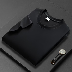 Camiseta de Verano 2025, Holgada, de Manga Corta para Hombre, 190g, Algodón Peinado, Informal, Unisex, Combinable con Todo - Product Image 4
