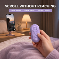 Télécommande sans fil OEM pour selfie, déclencheur, zoom, vidéo courte TikTok, 10 boutons, rechargeable par USB, compatible iOS et Android