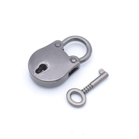 Candado Pequeño Antiguo de Aleación de Zinc con Diseño de Oso, con Llave Igualada, para Equipaje, Regalo de San Valentín