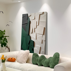 Nueva textura abstracta pintura al óleo hecha a mano arte de pared pintura enmarcada lista para colgar para la decoración del hotel en casa - Product Image 2