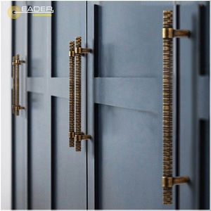 Çinko Modern Basit Lüks Bronz Vintage Dolap Kapısı ve Çekmece Kolları Mutfak Yatak Odası Şifonyer Otel Depo Dış Mekan için - Product Image 6
