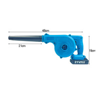 Souffleur d'air portable haute puissance 20V avec batterie lithium rechargeable 2000mAh pour le dépoussiérage de voitures et le nettoyage d'ateliers - Qualité professionnelle pour le bricolage