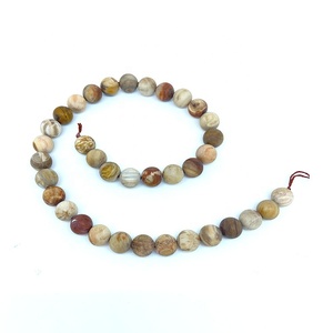 Perline in <span class=keywords><strong>Pietra</strong></span> Naturale Ghiacciata, Diaspro Giallo Fratturato e Pleocroico, Accessori Fai da Te per Collane e Bracciali 4-20mm - Product Image 6