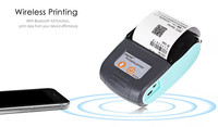 Imprimante thermique portable mini 58 mm sans fil Bluetooth pour Android et iOS – Prix usine, idéale pour les reçus mobiles et les points de vente (POS)