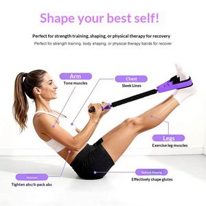 Bande de Résistance Élastique pour Fitness Transfrontalier, Hommes et Femmes, pour Entraînement de Force, Amincissement des Jambes et Exercices de Traction, avec Poulie de Pied - Product Image 2