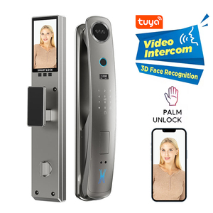 Precio al por mayor Tuya Smart Lock con Palm 3D Face <span class=keywords><strong>Door</strong></span> Lock Wifi App <span class=keywords><strong>Control</strong></span> remoto Bloqueo biométrico de huellas dactilares completamente automático - Product Image 1