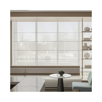 Persianas Romanas Automáticas Eléctricas Integradas Populares para Ventanas Francesas - Diseño Moderno