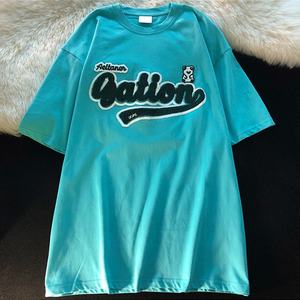 Camisetas con estampado de hojaldre, camiseta con LOGO personalizado gráfico, Camiseta de punto Hip Hop para hombre, camisetas con estampado 3D de alta calidad para niños, cuello redondo - Product Image 5