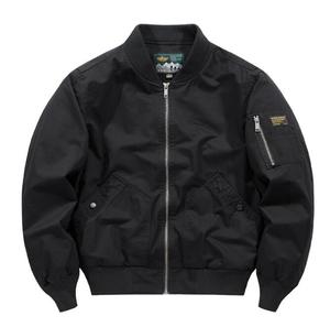 Vente en gros Veste <span class=keywords><strong>de</strong></span> <span class=keywords><strong>pilote</strong></span> MA-1 Flight Bomber Jacket Factory Custom Embroidery Printing Pilot Jacket for Men Streetwear & Outdoor Wear - Product Image 3